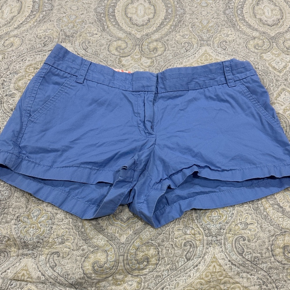 J. Crew Women's Sky Blue Cargo Shorts